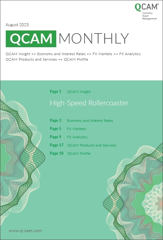 High-Speed Rollercoaster, Economy and Interest Rates, FX MArkets, FX Analytics, QCAM Products & Services