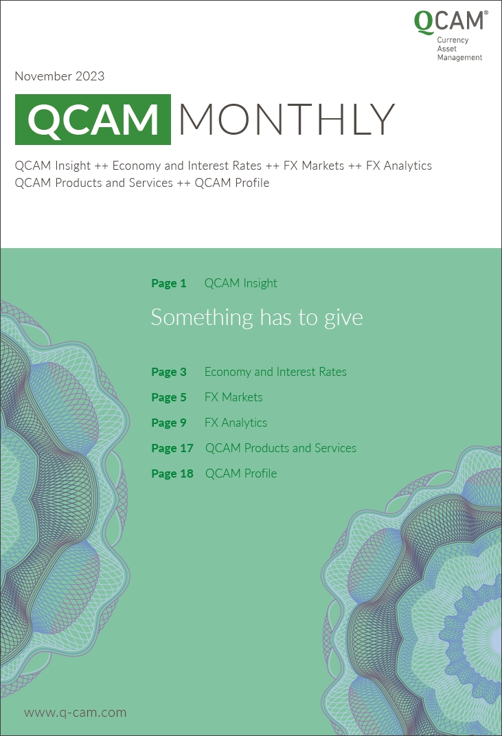 Something has to give - QCAM MONTHLY November 2023